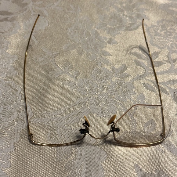 WWII GOLD filled Wire Rim Eye Glasses & case - Picture 4 of 16